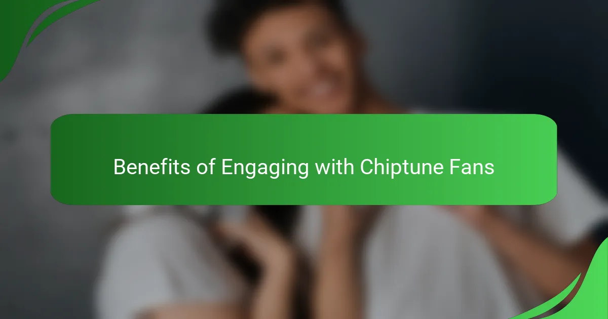 Benefits of Engaging with Chiptune Fans