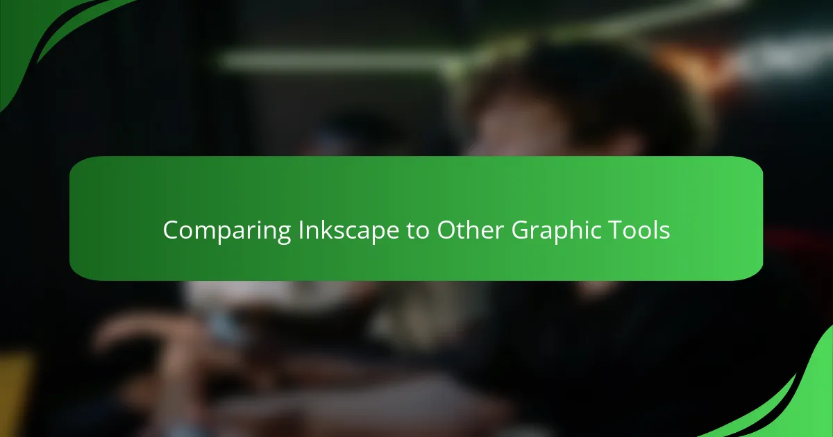 Comparing Inkscape to Other Graphic Tools
